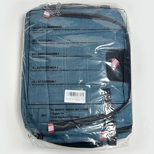 CAFELE 17.3 Inch Laptop Backpack,School Backpack,Travel Durable Work Backpck for Women Men,Blue.