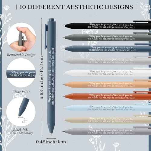 30 Set Employee Appreciation Gifts Bulk Office Gift for Coworkers A6 Inspirational Spiral Undated Weekly Planners with Pen Christmas Team Gifts for Employees Coworkers Office Staff