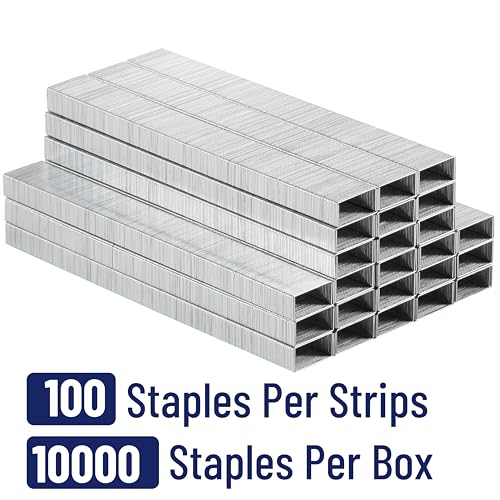 Mr. Pen Staples for Staple Gun 20 Sheets Capacity 1/4 Inch Leg - 10,000 Staples