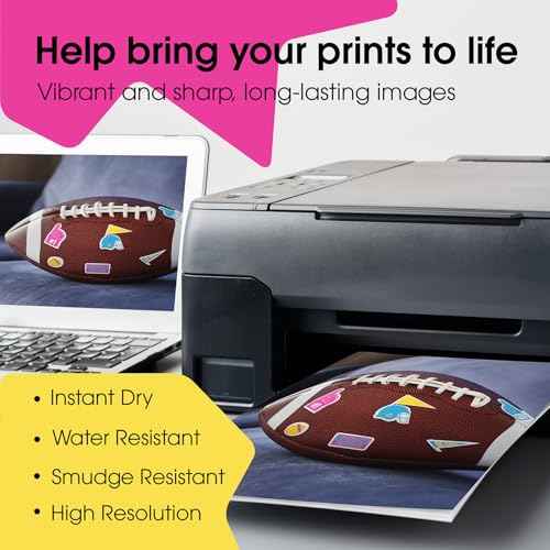 PPD Satin Photo Paper for Inkjet Printer, Premium Pearl Luster Finish 8.5 x 14 Size Sheets for Printable Photos, Thick 255 gsm 68 lbs 10.5 mil, White, Water Resistant & Instant Dry Prints (50 Pack)