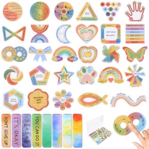 TOEMUR A-108 Sensory Stickers Pack – 108 Textured Fidget Strips for Anxiety, ADHD & Stress Relief on Desk or Phone
