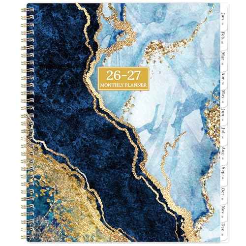 2026-2027 Monthly Planner/Calendar - Jan. 2026 - Dec. 2027, 2 Year Monthly Planner 2026-2027, 9" ¡¿ 11" Calendar Planner 24 Months with Tabs, Twin-Wire Binding, Double-Side Pocket, Holiday £¦ Note Pages