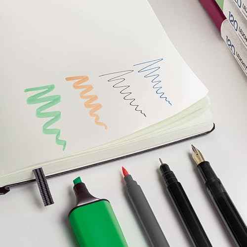 LEUCHTTURM1917-120G Special Edition - Medium A5 Ruled Hardcover Notebook (Port Red) - 203 Numbered Pages with 120gsm Paper