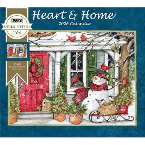 Lang Companies, Heart and Home Special Edition 2026 Wall Calendar by Susan Winget, 12.5'' X 14'', 12-Month Calendar with Stapled Binding