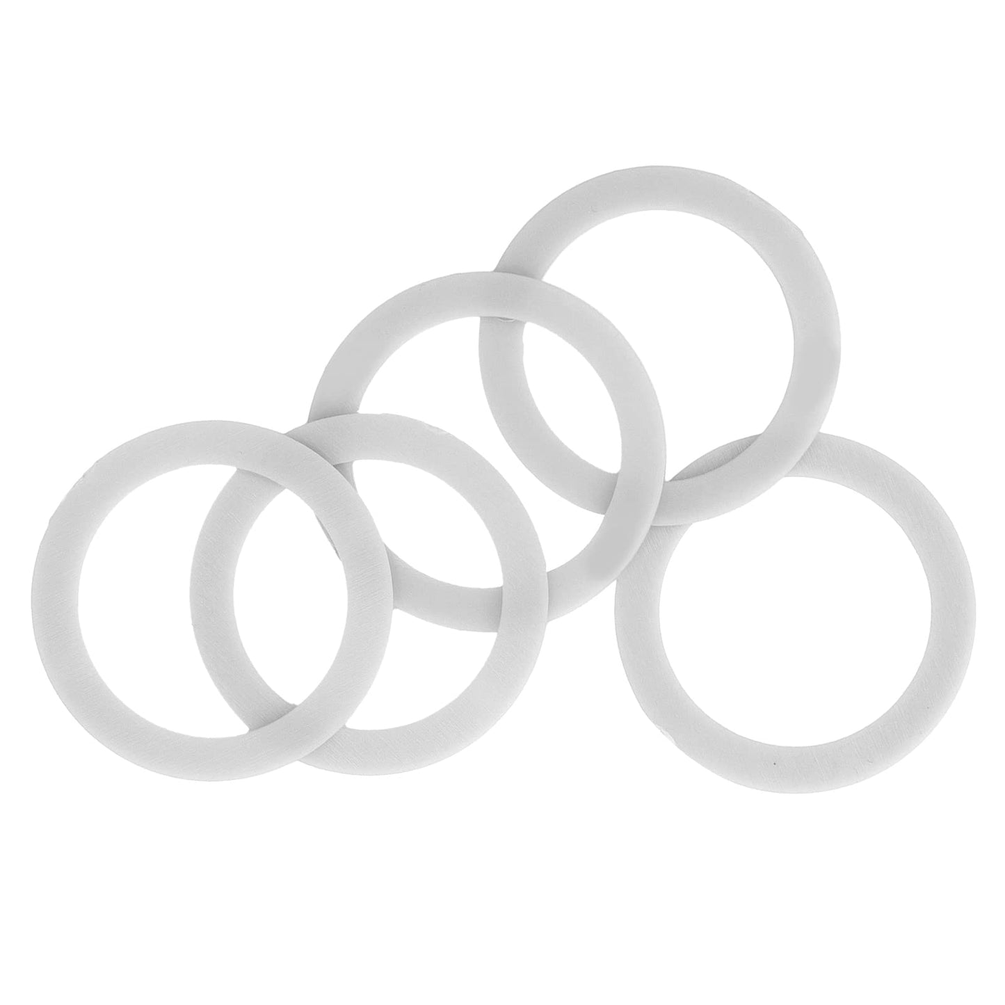 5PCS Badge Gasket, Circle Cutter Button Maker Machine Gasket Badge Machine Gasket Badge Machine Die Matching Replacement Spacer Auxiliary Tool (32MM)