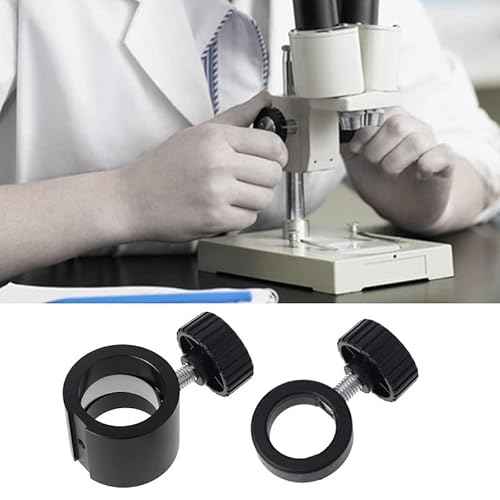 Microscope Observation 25mm/32mm Industrial Stereo Microscope Limit Fixing Ring with Screw Video Camera Stand(25MM)