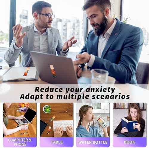 36 Pcs Sensory Stickers with Different Textures ? Tactile & Texture Sensory Strips for Teens and Adults ? Calm Sticker, Anxiety Relief Items ? Classroom Must Haves & Desk Fidget(Landscape)