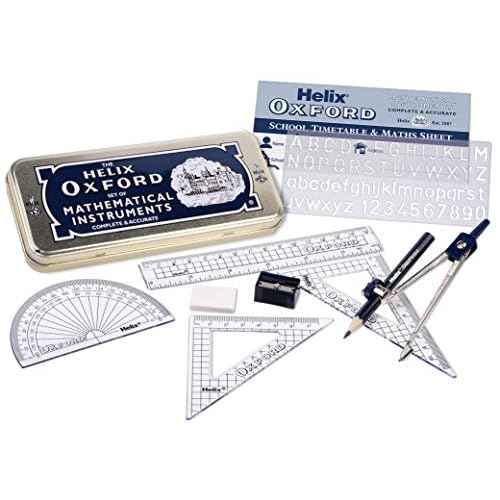 Helix Oxford Maths Set with Storage Tin