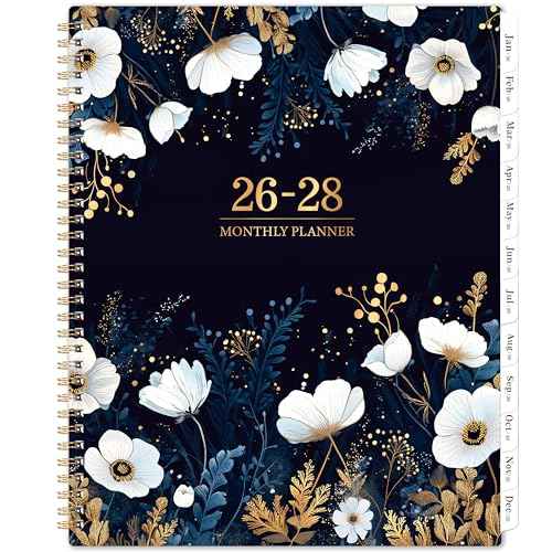 2026-2028 Monthly Planner/Calendar - January 2026 - December 2028, 9¡± ¡¿ 11¡±, 3 Year Monthly Planner 2026-2028, 36-Month Calendar with Tabs,Inner Pocket, Twin-wire Binding, Enterprise