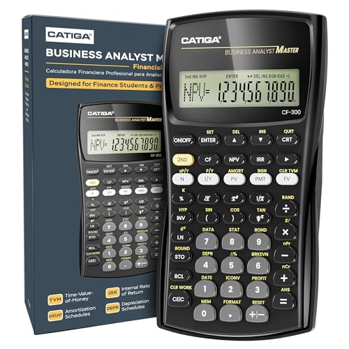 CATIGA Financial Calculator CF-300 Professional Business & Real Estate Analysis