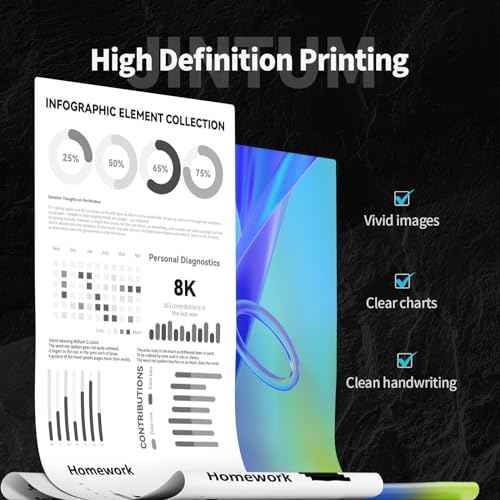JINTUM Compatible Ink Cartridges Relacement for Canon 260 260XL Black Ink Cartridge for TS6420a TS6420 TR7020a TR7020 TS5320 Printer Ink (2 Black)