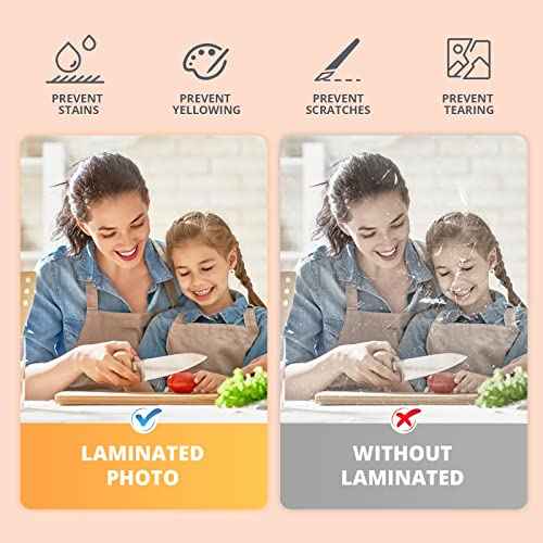 HTVRONT Clear Self-Adhesive Laminating Vinyl Roll-12"x30FT Non Thermal Laminating Film,No Machine Needed Clear Vinyl Laminate for Stickers