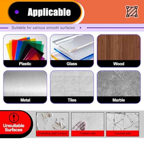 60 Pcs Strong Double Sided Adhesive Pads, Made of 3M, Heavy Duty Square Sticky Mounting Foam Tape for Car D?cor Wall, 0.12" Thick Black Sticky Pads 1.57x 1.97