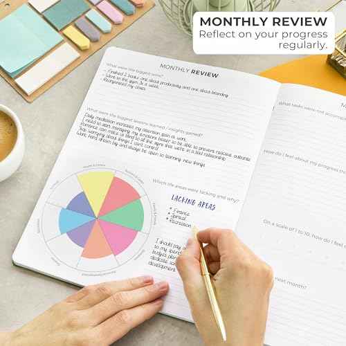 Clever Fox Planner PRO ? Weekly & Monthly Life Planner to Increase Productivity, Time Management and Hit Your Goals, 8.5x11¡È (Forest Green)