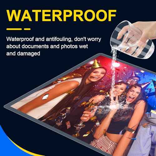 400 Pack Laminating Sheets, 3 Mil, 9 x 11.5 Inches Thermal Laminating Pouches Lamination Sheet Paper for Laminator, Clear, Letter Size, Office and School Supplies