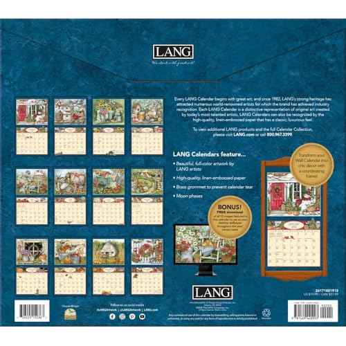 Lang Companies, Heart and Home Special Edition 2026 Wall Calendar by Susan Winget, 12.5'' X 14'', 12-Month Calendar with Stapled Binding