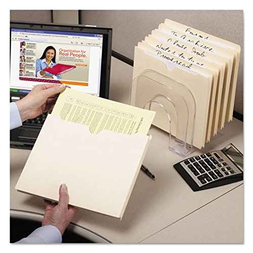 Smead File Jacket, Straight-Cut Tab, 1" Expansion, Letter Size, Manila, 50 per Box (75439)