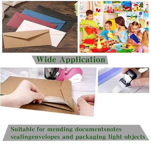 12 Rolls Transparent Tape Refills Rolls Each Rol 1 inch Corel 3/4 x 980 Inches,for School,Office, Home.