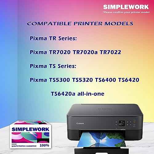 PG-260 XL CL-261 XL Ink Cartridges Replacements for Canon 260xl and 261xl Combo Pack Work for PIXMA G7020 TR7020 TR7020a TS6420 TS6420a TS5320(2 Pack£©