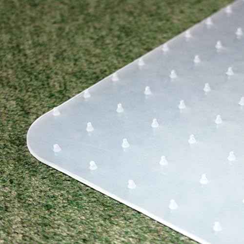 Floortex¢ç Cleartex¢ç Polypropylene Rectangular Foldable Chair Mat for Carpets - 45" x 53"
