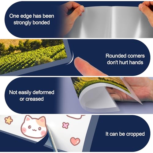 Joyberg 33 PCS Laminating Sheets 9x11.5 inch, 3 Mil Plastic Laminate Sheets for Office & School