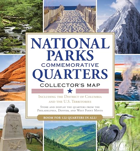 National Parks Commemorative Quarters Collector's Map 2010-2021 hardcover