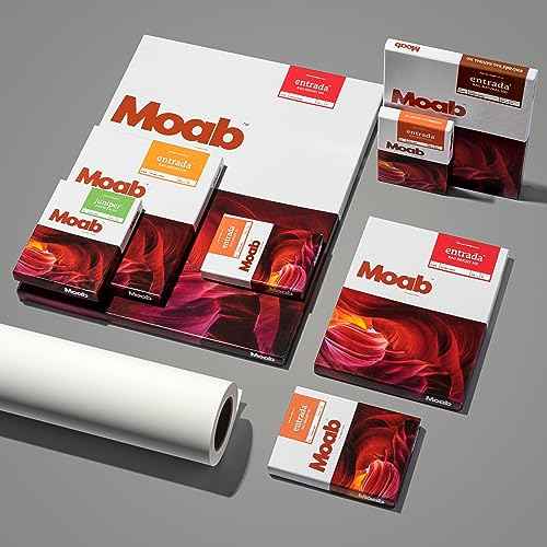 Moab Slickrock Metallic Pearl 260 Fine Art Archival Inkjet Paper, Glossy White, Medium Weight 260gsm, 8.5 x 11 inches, 25 sheets