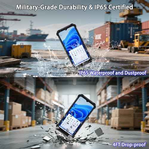 SH6 Handheld Terminal, Windows 11 Pro, Intel N100, 8GB+256GB, 6.5" Rugged Data Terminal PDA, 4G LTE/GPS/WiFi 6/BT 5.2, 5000mAh Battery (SH6)