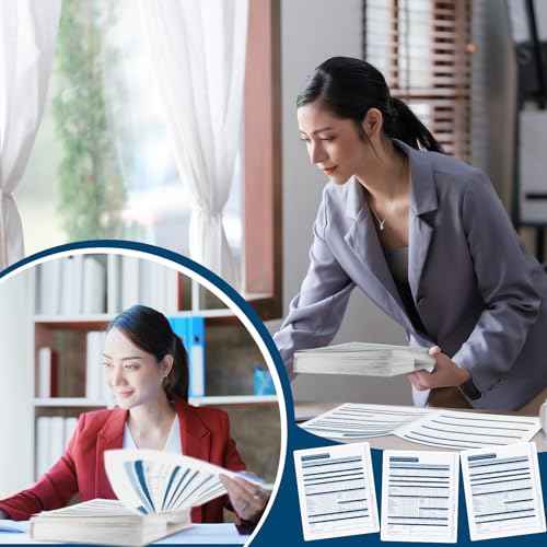 Faccito 35 Pcs Confidential Employee Record Folder Bulk Employee File Folders 9.5 x 11.5'' Payroll Record Book Personnel File Organizer for Manager Company Office Supplies Hr Staff Management