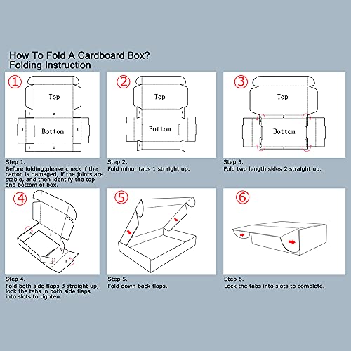 HORLIMER 12x9x4 Inch White Shipping Boxes Set of 20, Corrugated Cardboard Mailers