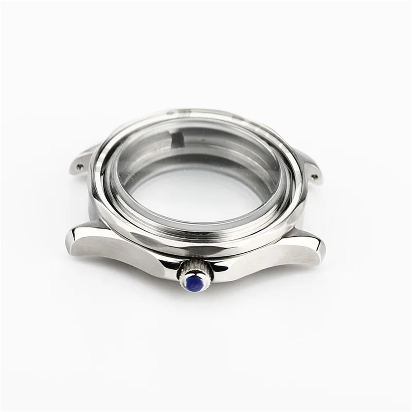 42mm Silver for Mechanical Case for Repair Replacement Modification NH35 NH36 Diving Watch Case(Silver)