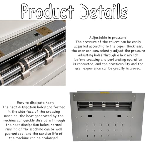 13-Inch Electric Creasing & Perforating Machine - Digital Card & Invitation Maker