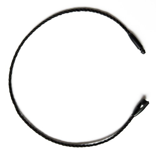 LGEGE 500 pcs 7.5-inch Black Hang Tag Nylon String Snap Lock Pin Loop Fasteners Hook Ties