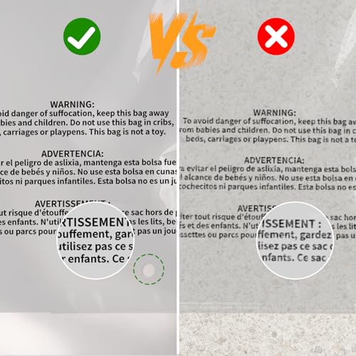 Self Sealing Cellophane Bags Assorted Sizes 400-Pack – Clear Plastic Shipping & Retail Bags