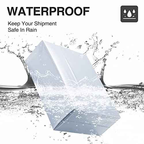 UCGOU 14.5x19 Poly Mailers White Shipping Bags Self-Sealing Waterproof and Tear-Proof 50 Pack