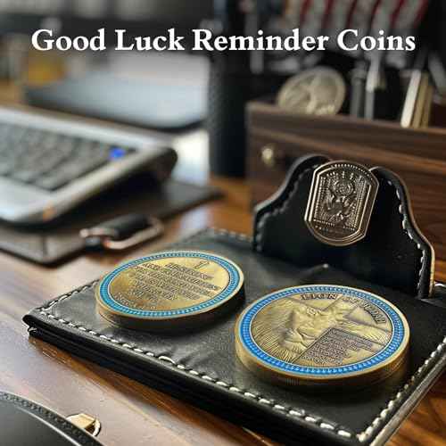 5pcs Rare Lion of Judah Challenge Coin - Joshua 1 9 Be Strong and Courageous Prayer Coin - Art Pocket Bible Verses Christian Coins - Good Luck Religious Gifts for Men Women