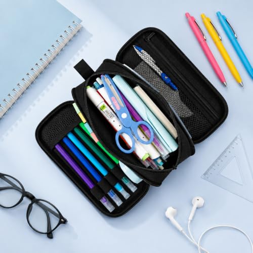 Easozoom Red & Blue Game Controller Pencil Case - Large Capacity Travel Organizer for Kids & Teens