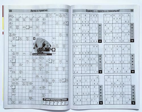 Babushka's Kompot Russian Word Search & Crossword Puzzle Book - Jokes & Recipes, 82 Pages