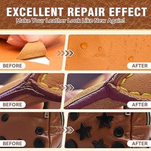 Leather Glue, 60ml Leather Glue Adhesive, High-Strength & Flexible, Transparent & Waterproof, for Jackets, Handbags, Sofas, Furniture, Car Seats, and Shoes