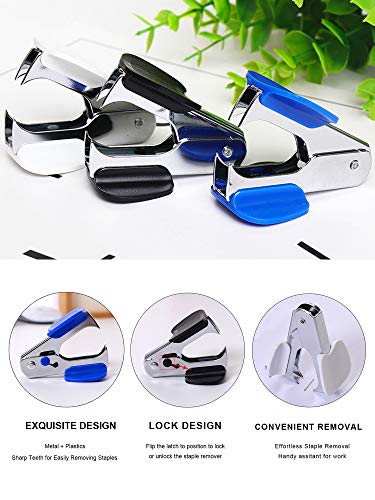Leven Effortless Desktop Stapler 40 Sheet Capacity, One Finger Operation, Jam-Free Technology - Includes 40 Sheets Variation