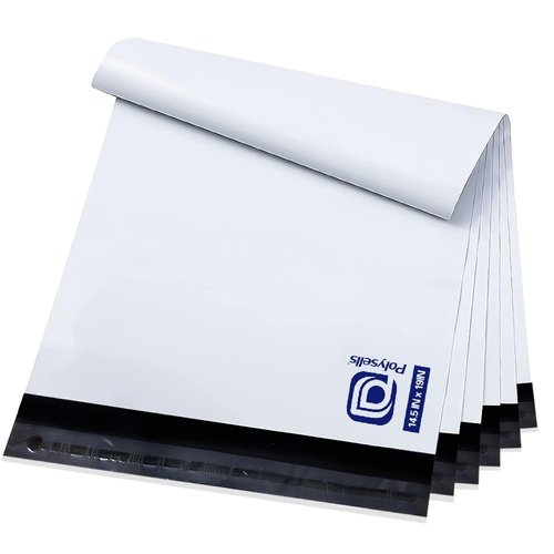 POLYSELLS 100 Pcs 14.5x19 Inch Poly Mailers Shipping Envelopes, Strong Adhesive Sealing, Waterproof, and Tear-resistant Postal Mailing Bags for Clothing, Books, and Accessories