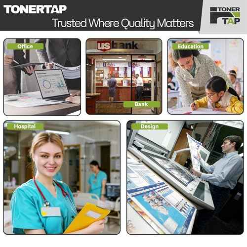 TonerTap Phaser 6510 Toner Cartridge 4-Pack Compatible for Xerox Phaser 6510, Workcentre 6515, Replacement for Xerox Toner 106R03477 106R03478 106R03479 106R03480 Extra High Yield