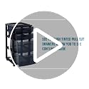 HOMZ 4-Tier Drawer Tower Storage Cart All Black with Removable Wheels - Made in USA