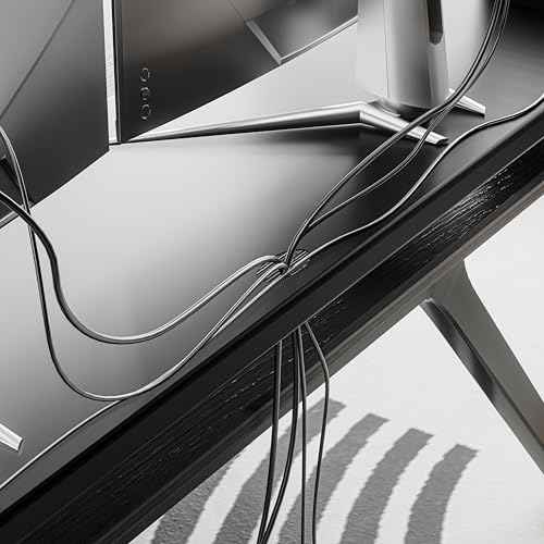 All-Metal Foldable Monitor Stand with 28cm Wide Desktop,, Headphone & Mic Jack, Detachable Phone Holder, (Basic Version, 760mm)