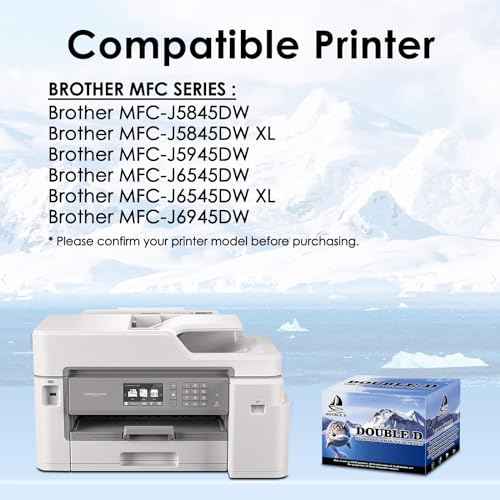 DOUBLE D Compatible LC3037 LC3037XXL Ink Cartridges for Brother LC3037 LC3039 LC3037XXL, use with MFC-J6945DW MFC-J5845DW XL MFC-J5945DW MFC-J6545DW XL (2BK/C/M/Y, 5 Pack)