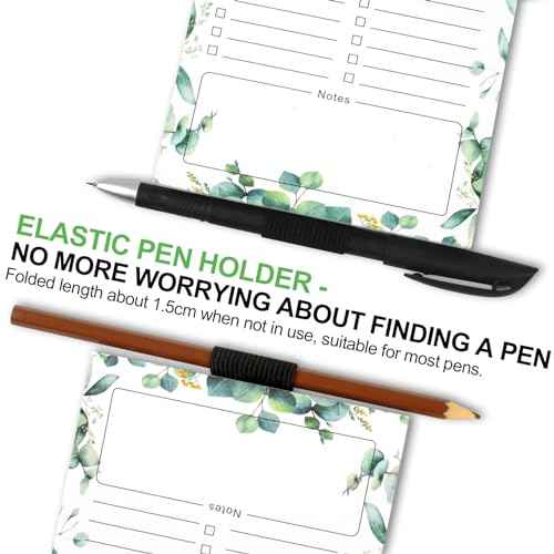 Joyberg 2 PCS Magnetic Grocery List Pads for Fridge, 4.5x7.5 Inches Magnetic Note Pad for Fridge, Grocery List Magnet Pad for Refridge, Magnetics Notepads, Shopping Lists, 60 Pages Per Notepad