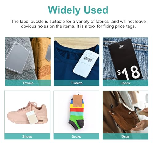 uxcell 2000pcs 5mm Tag Pins for Fine Tagging Guns, Transparent Garment Barbs for Clothing