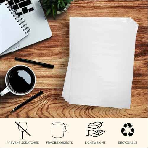 500 Sheets Large Packing Paper for Moving Supplies 24x24 Inch, 17.6lb Newsprint Packaging Paper for Wrapping Shipping Fragile Items