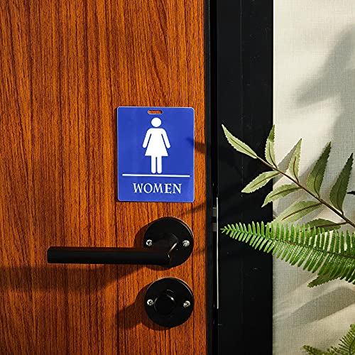 Gersoniel 6 Pcs Bathroom Hall Pass Keychains for Classroom & Office – Men & Women Styles