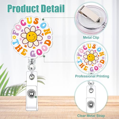 Geyoga 36 Pcs Funny Badge Reel Cute Nurse Badge Reel Retractable Nurse Quote Name ID Clip Cute Nursing for Doctor Teacher Employee Office Assistant Supplies Bulk Gifts(Funny)